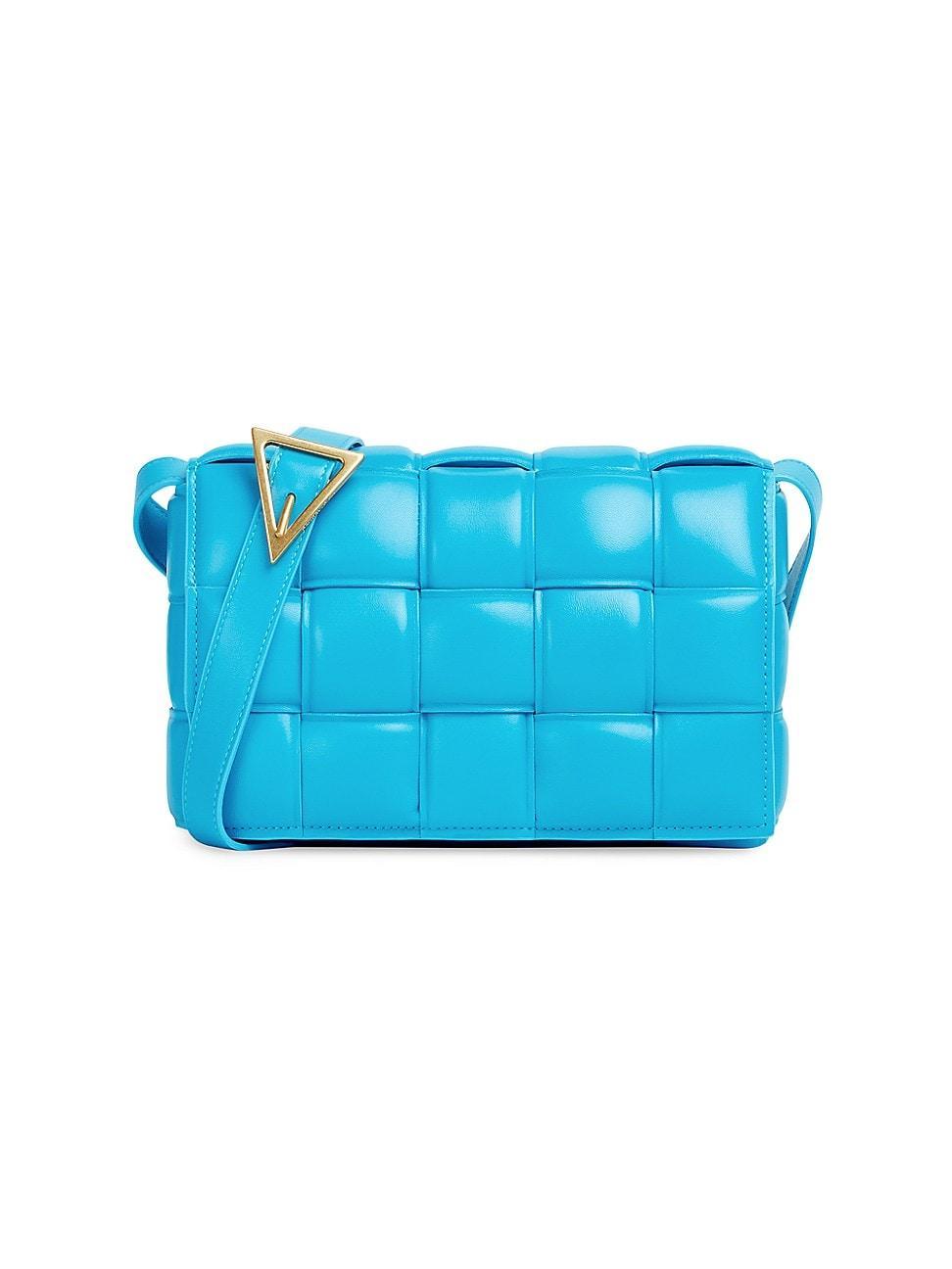 Womens The Cassette Padded Leather Crossbody Bag Product Image