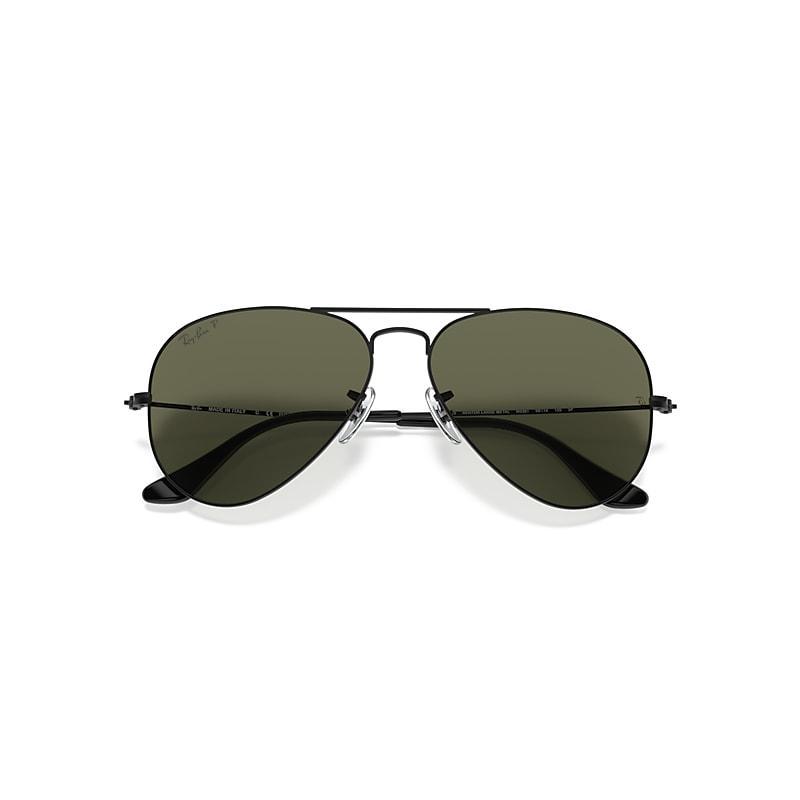 Ray-Ban Unisex 58mm Gradient Aviator Sunglasses in Black at Nordstrom Product Image