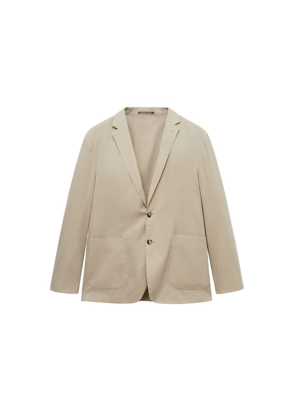 Lightweight cotton jacket - Men | MANGO USA Product Image