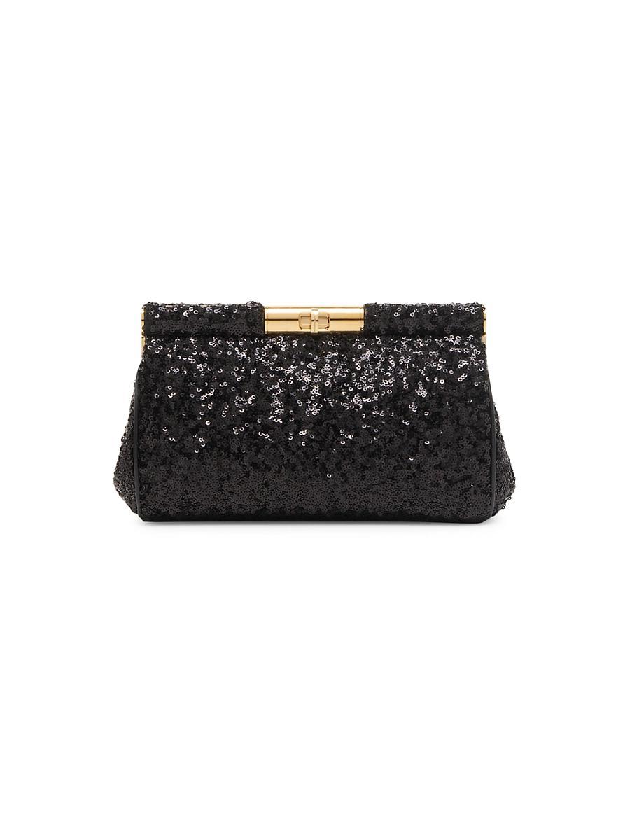 Womens Medium Marlene Sequined Clutch Product Image