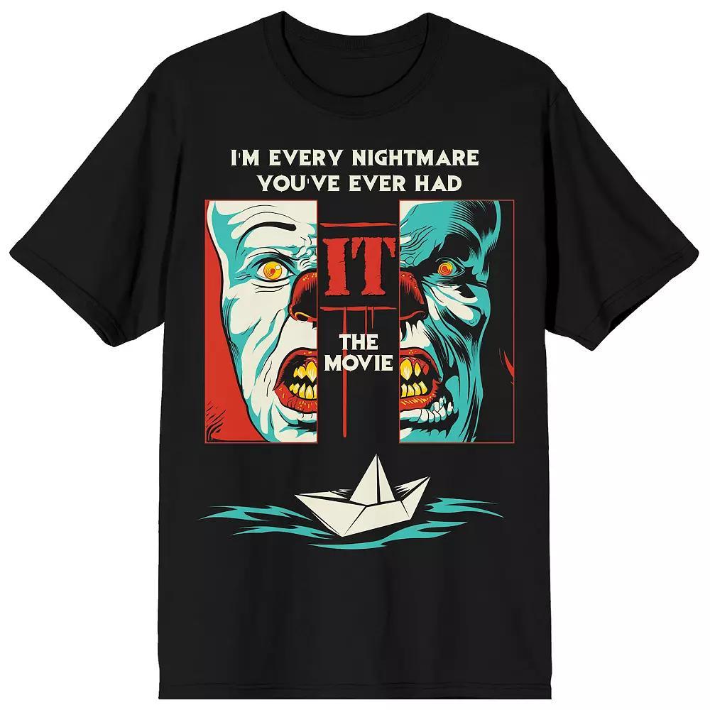 Men's It Classic 1990 Split Face Tee, Size: XXL, Black Product Image