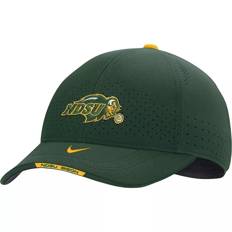 Mens Nike Green NDSU Bison 2022 Sideline Classic99 Swoosh Performance Flex Hat Product Image