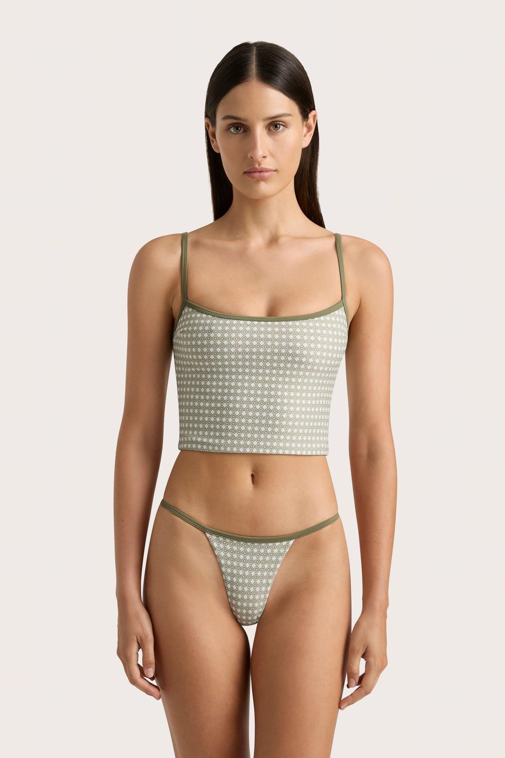 Manon Bikini Bottom Oliander Khaki - Final Sale Product Image