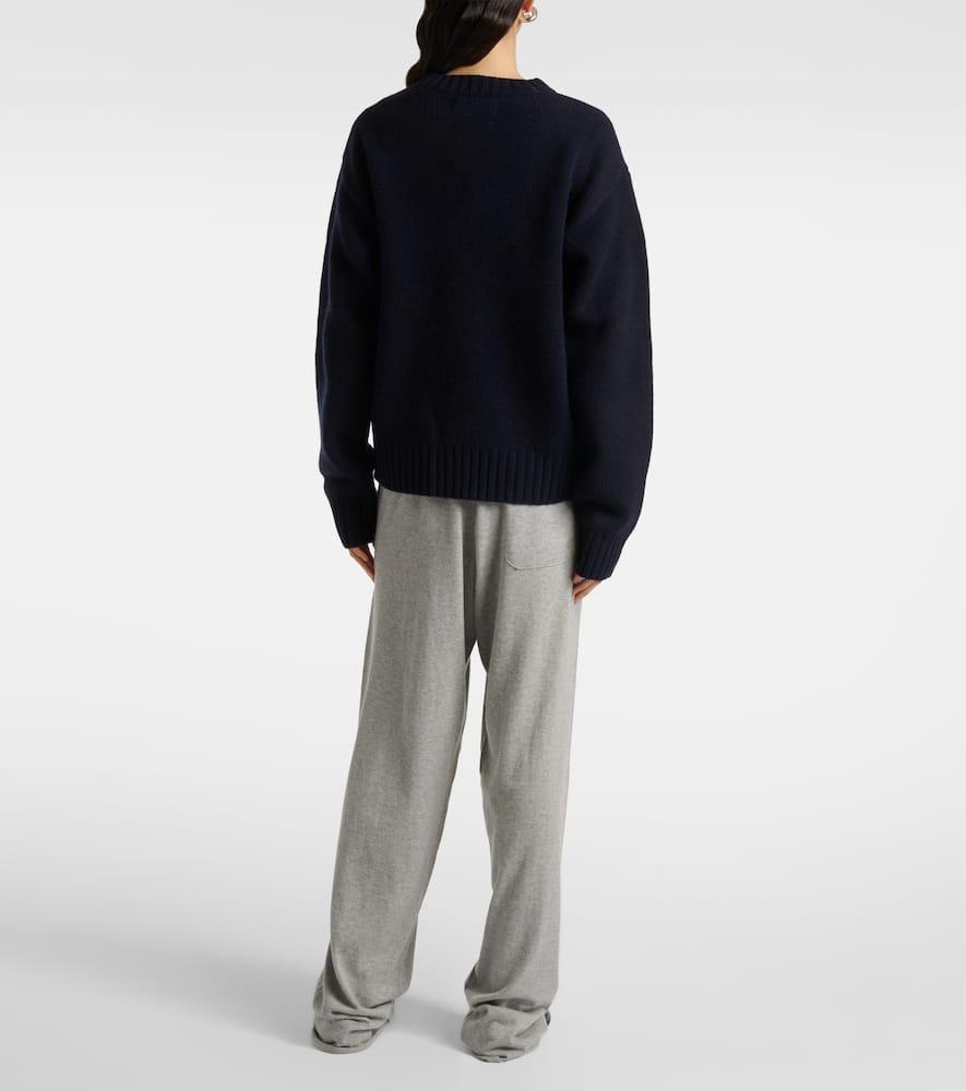 EXTREME CASHMERE N°373 Oldie Cashmere-blend Sweater In Blue Product Image