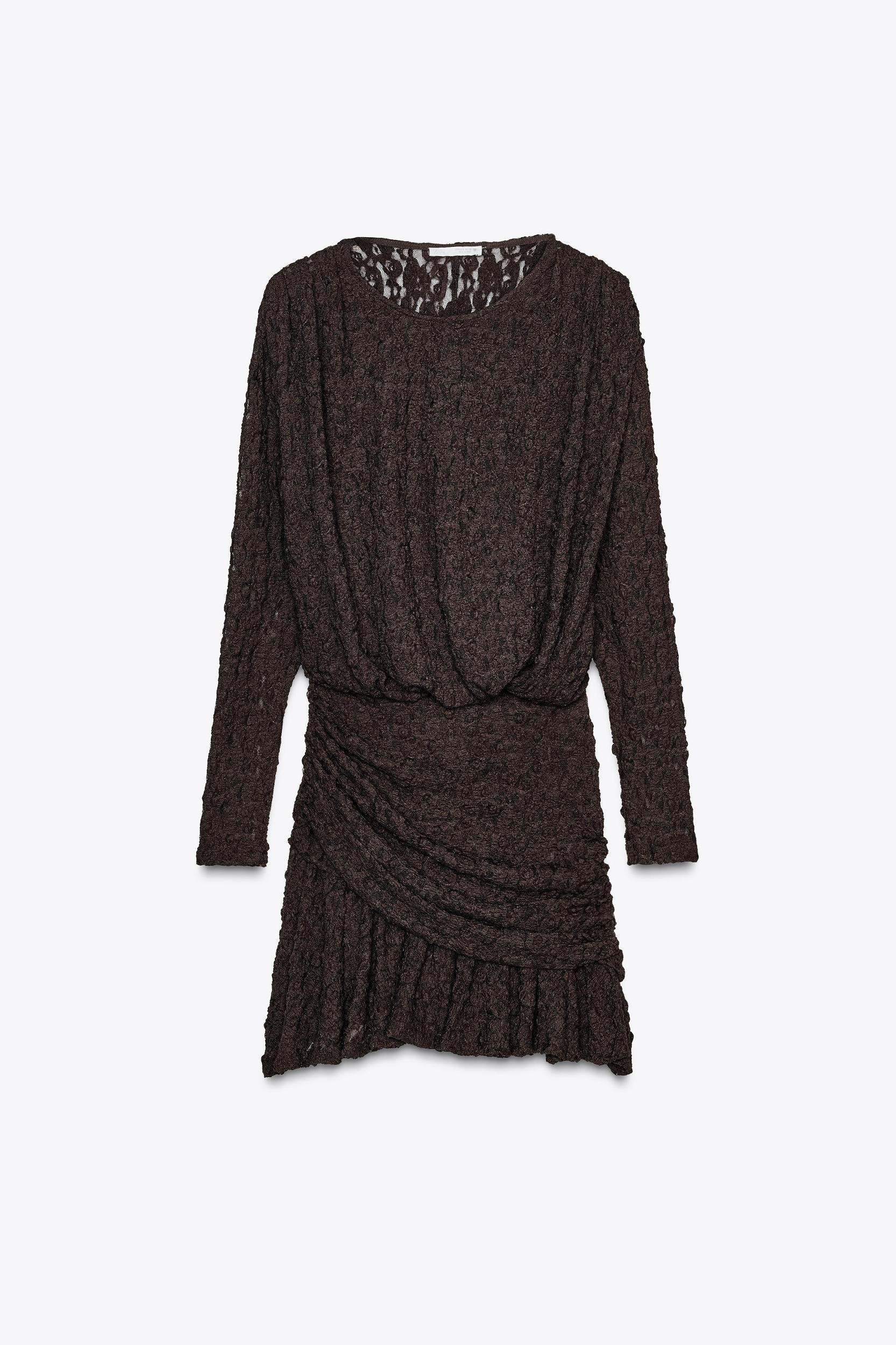 SHORT DRESS WITH LACE Product Image