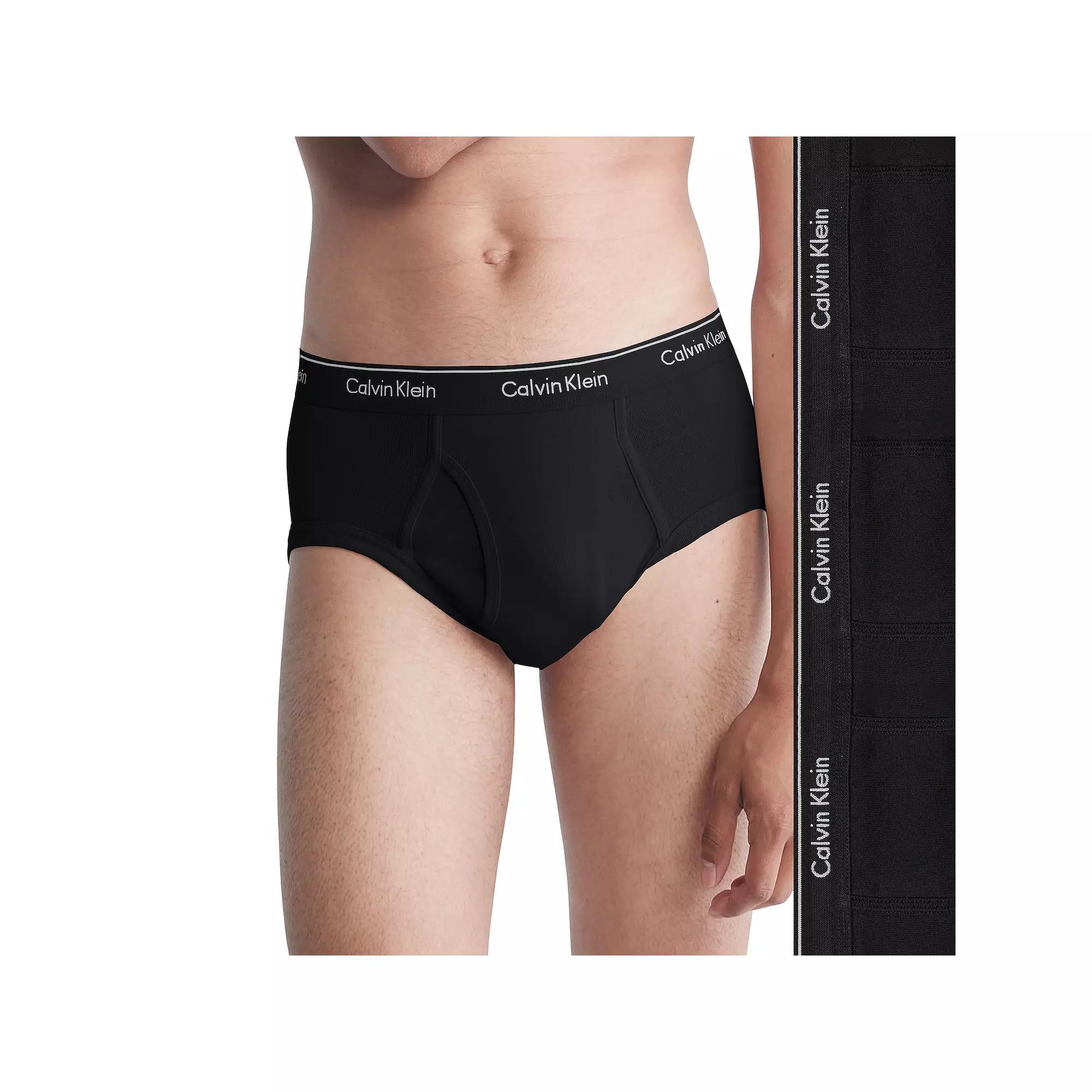 Men's Calvin Klein 3-Pack Cotton Classic Briefs, Size: Small, White Product Image