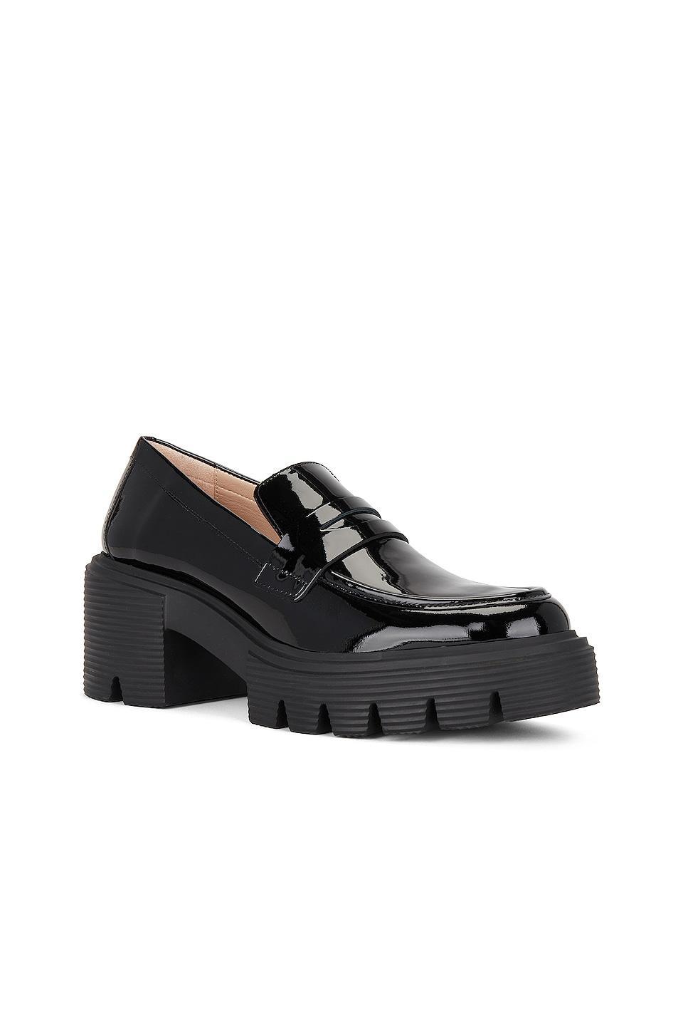 Soho Patent Lug-Sole Penny Loafers Product Image