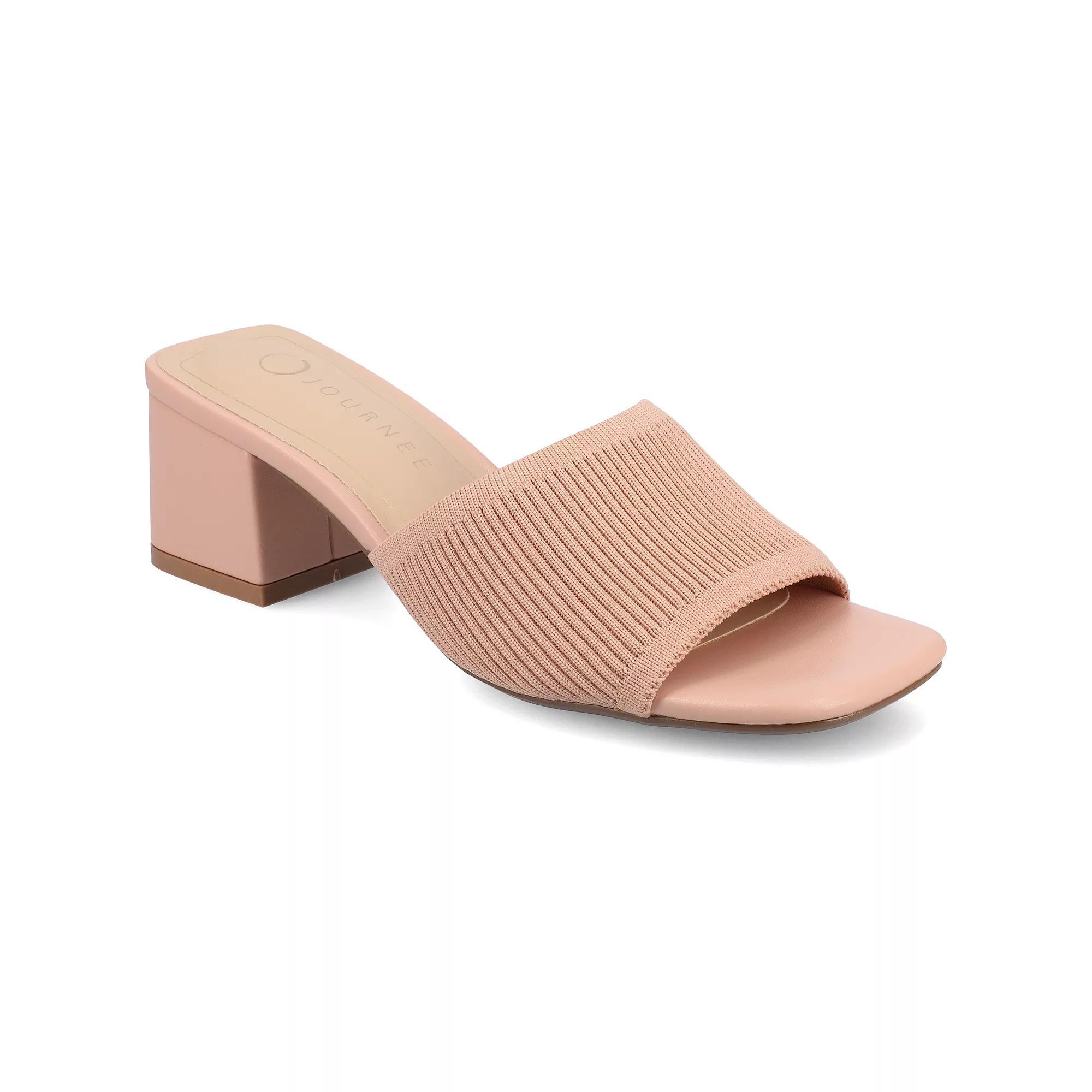 Journee Shilin Women's Slip On Dress Sandals, Size: 9, Pink Product Image