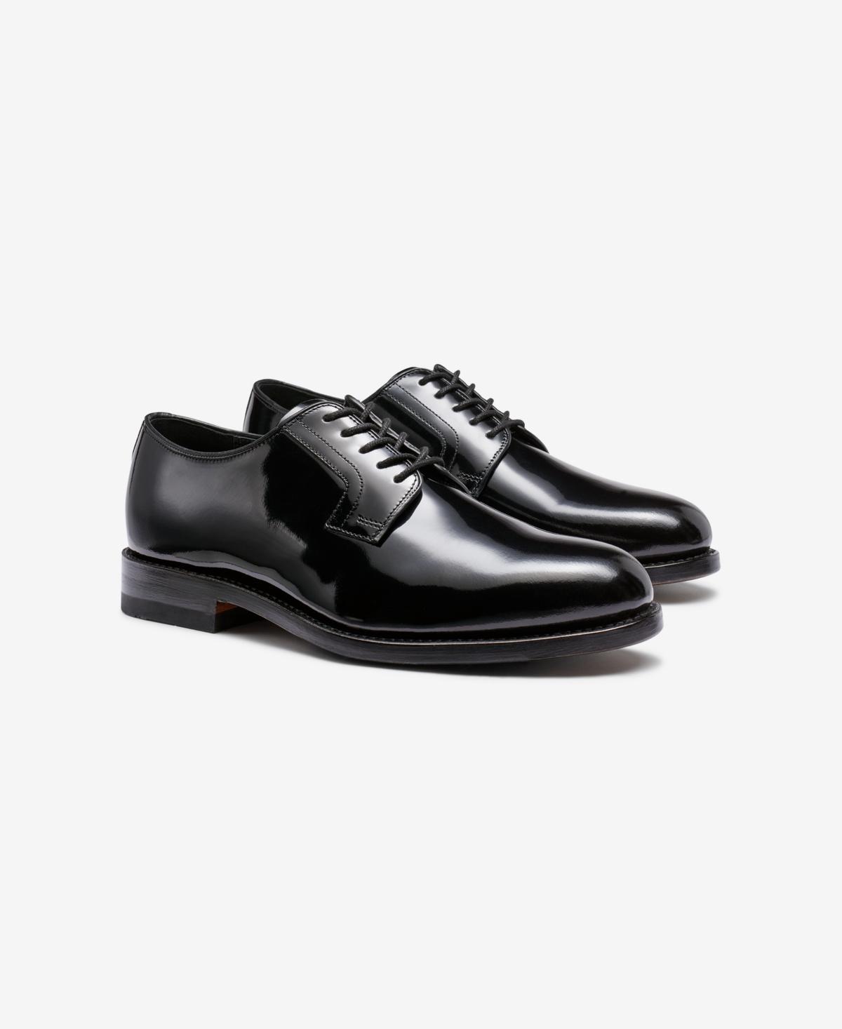 G.H. Bass Mens Monogram Patent Leather Derby Oxfords Product Image
