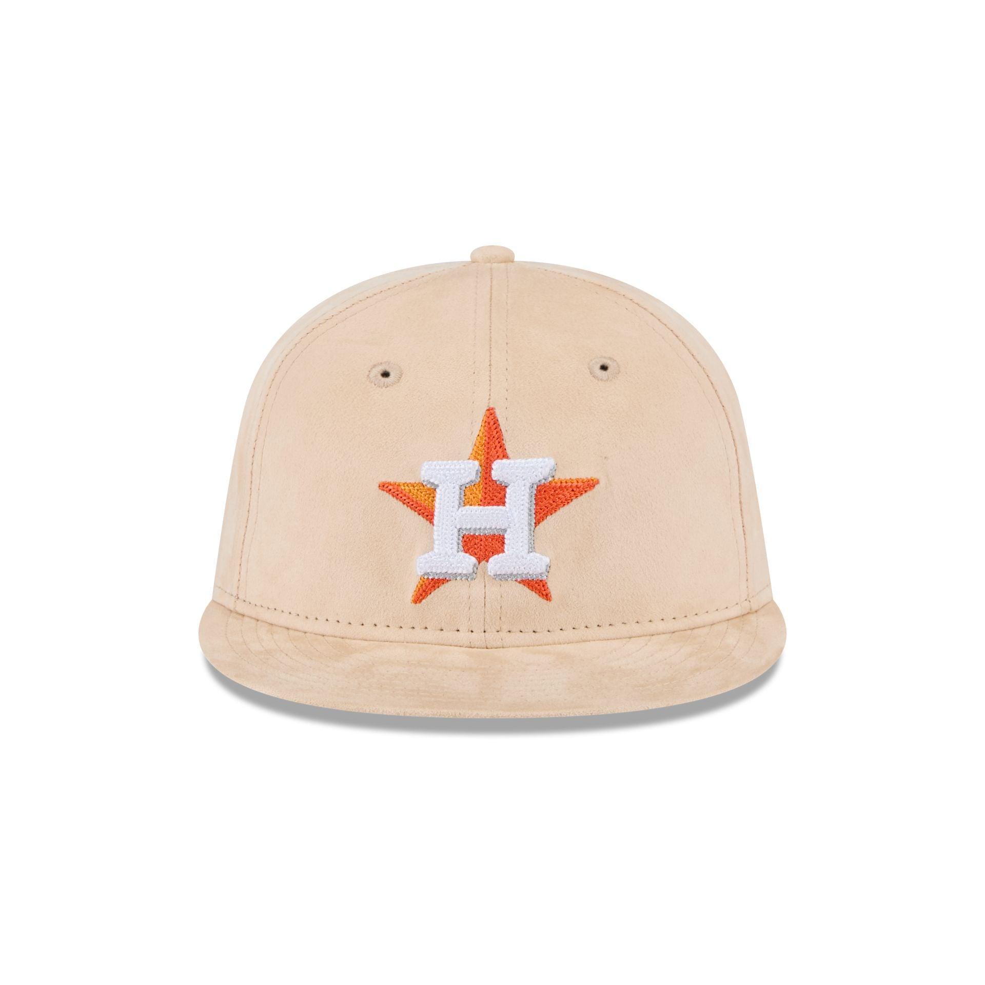 Houston Astros Stone Suede Retro Crown 9FIFTY Snapback Hat Male Product Image