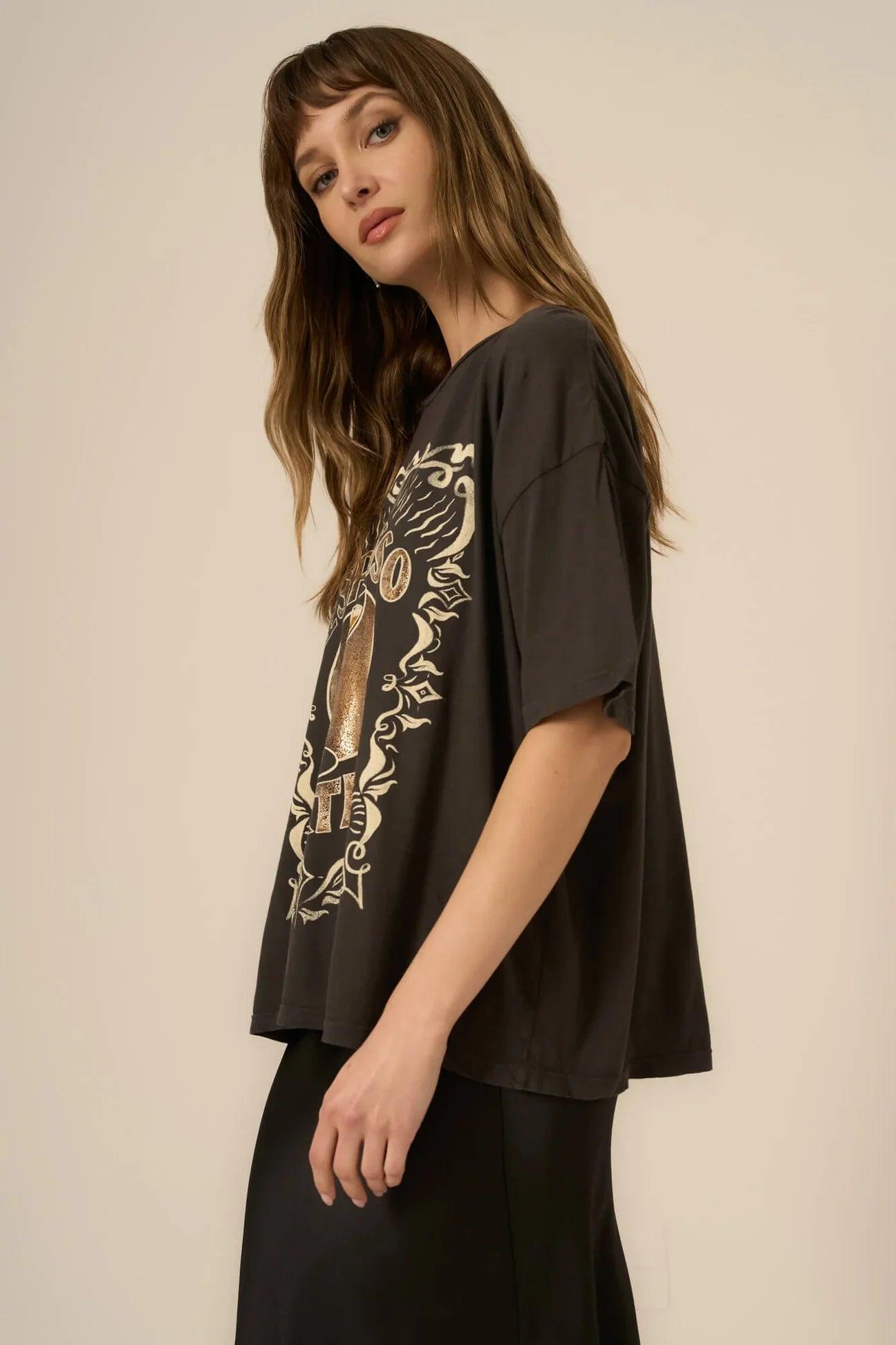 Project Social T Espresso Martini Foil Perfect BF Tee Product Image