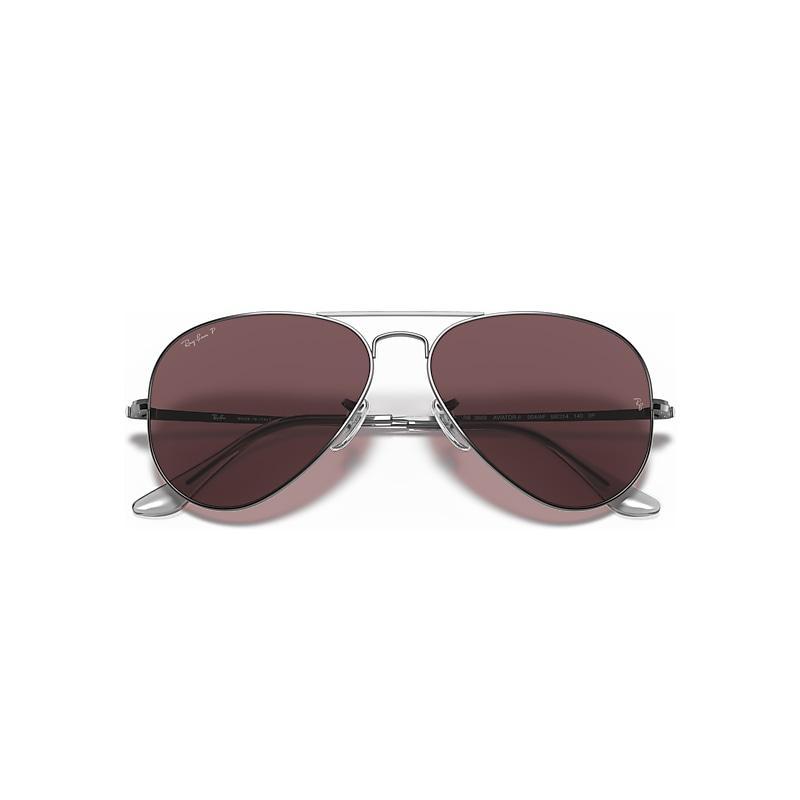 Ray-Ban Unisex 58mm Gradient Aviator Sunglasses in Black at Nordstrom Product Image