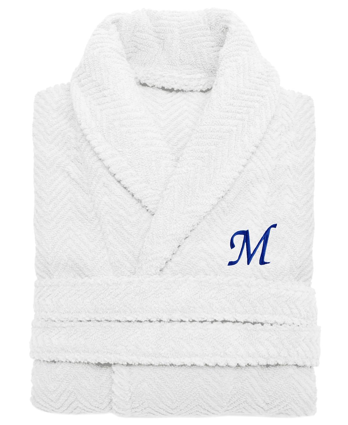 Linum Home Textiles Turkish Cotton Personalized Herringbone Weave Bathrobe, Womens Product Image