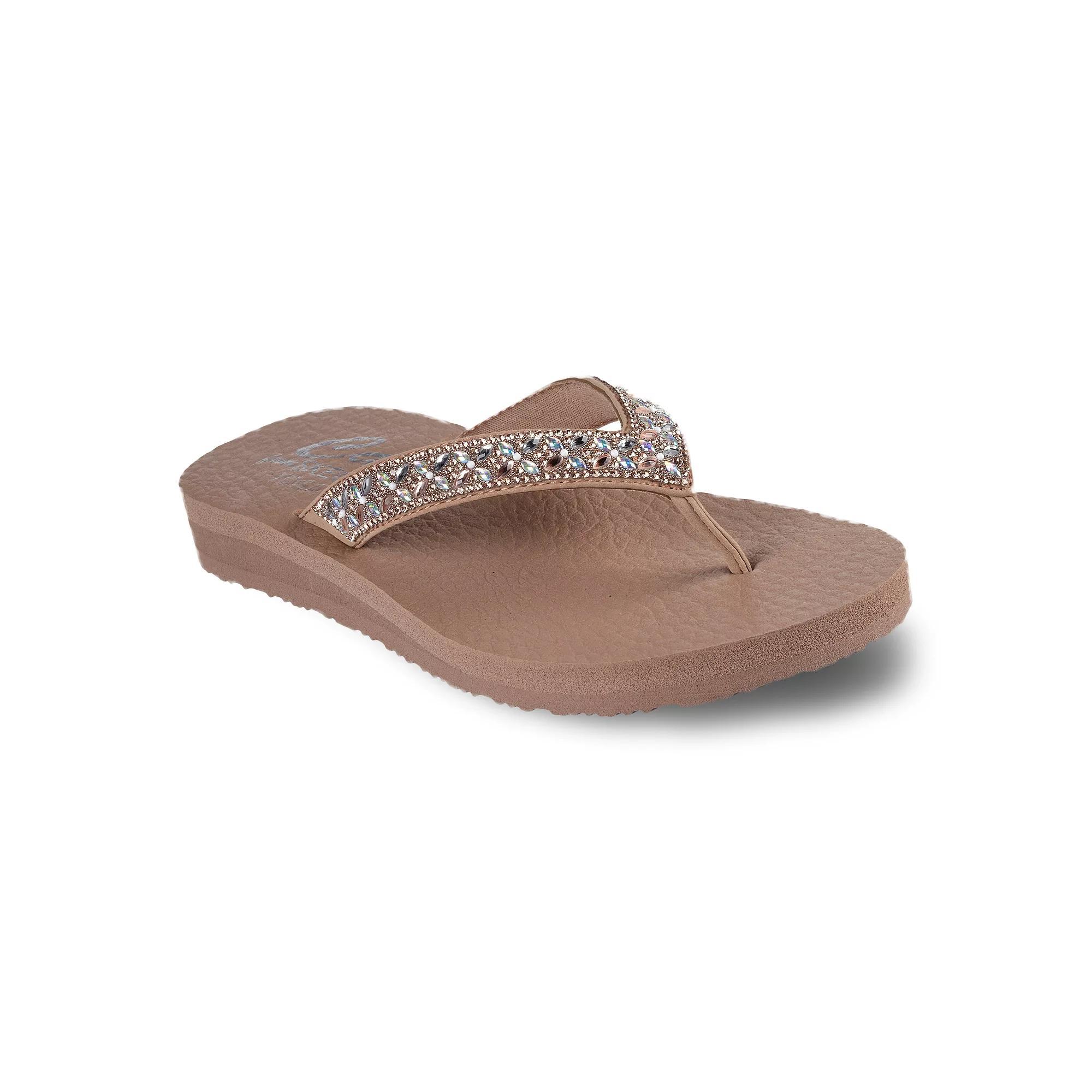 Skechers Cali® Meditation Made You Blush Women's Thong Sandals, Size: 8, Brown Product Image