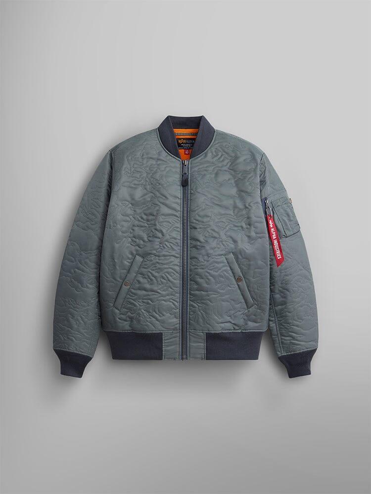 CAMO QUILTED MA-1 BOMBER JACKET FIELD GRAY Product Image