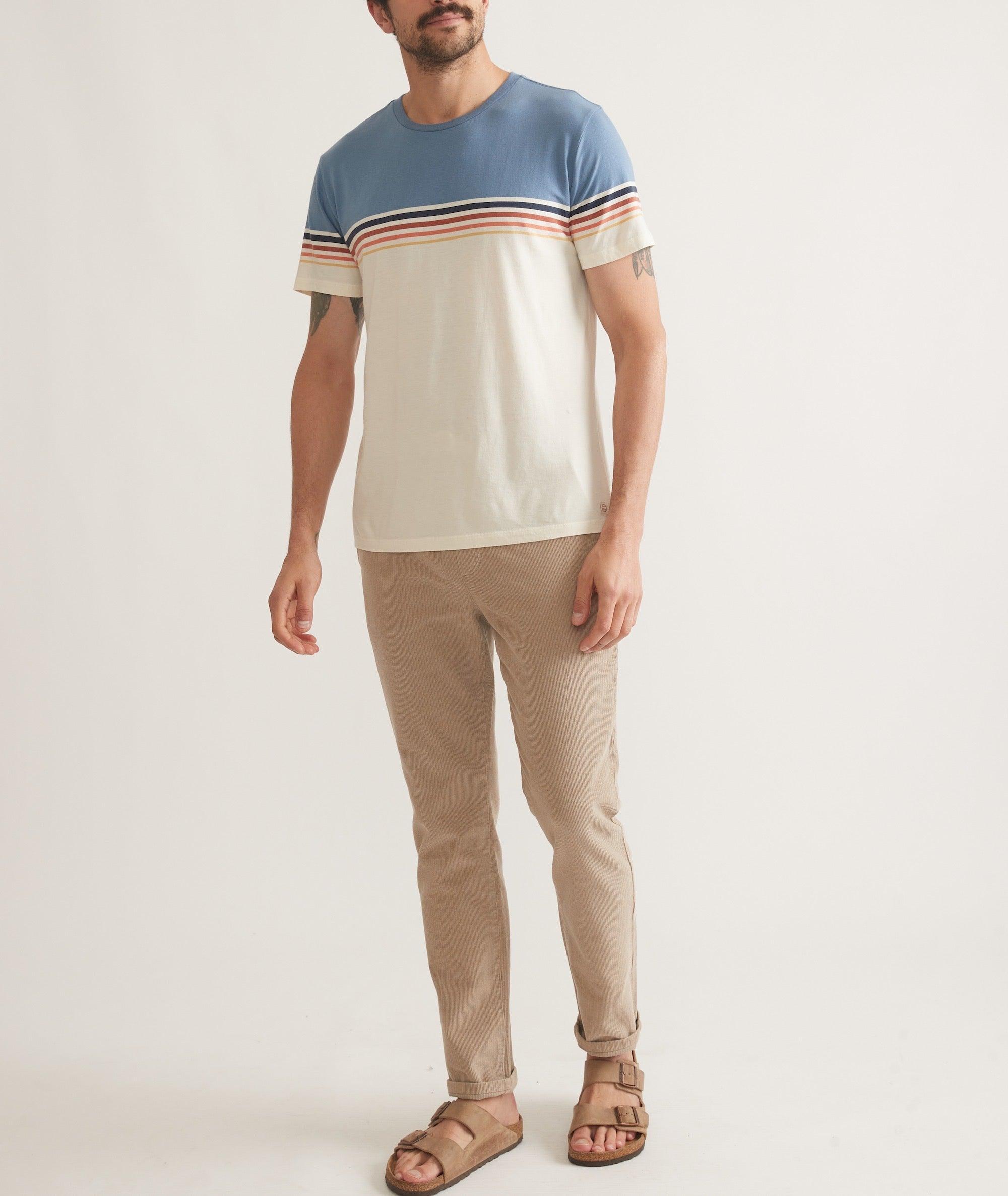 Signature Crew Stripe Tee Product Image