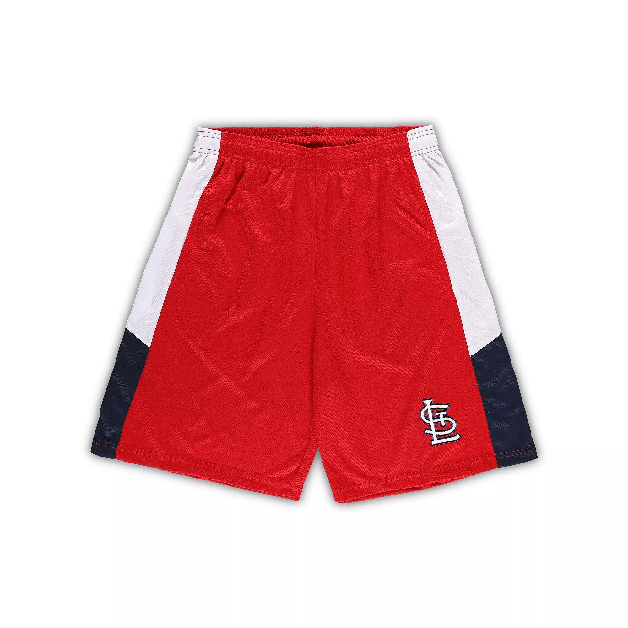 Men's Red St. Louis Cardinals Big & Tall Team Shorts, Size: 4XB Product Image
