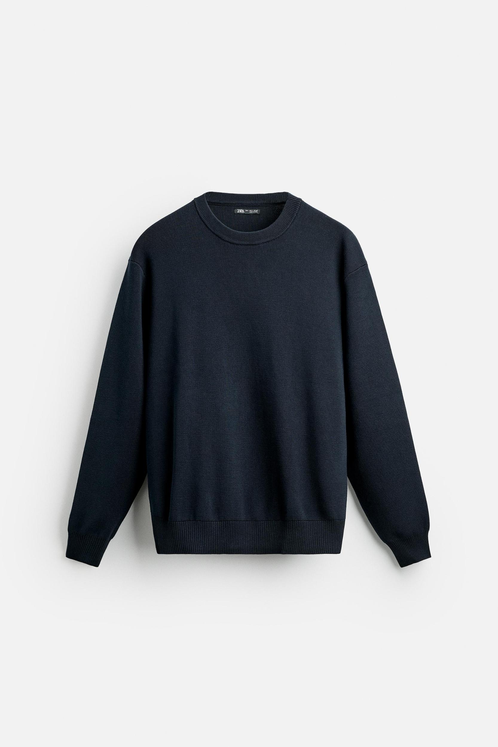 STRUCTURED COTTON - MODAL SWEATER Product Image