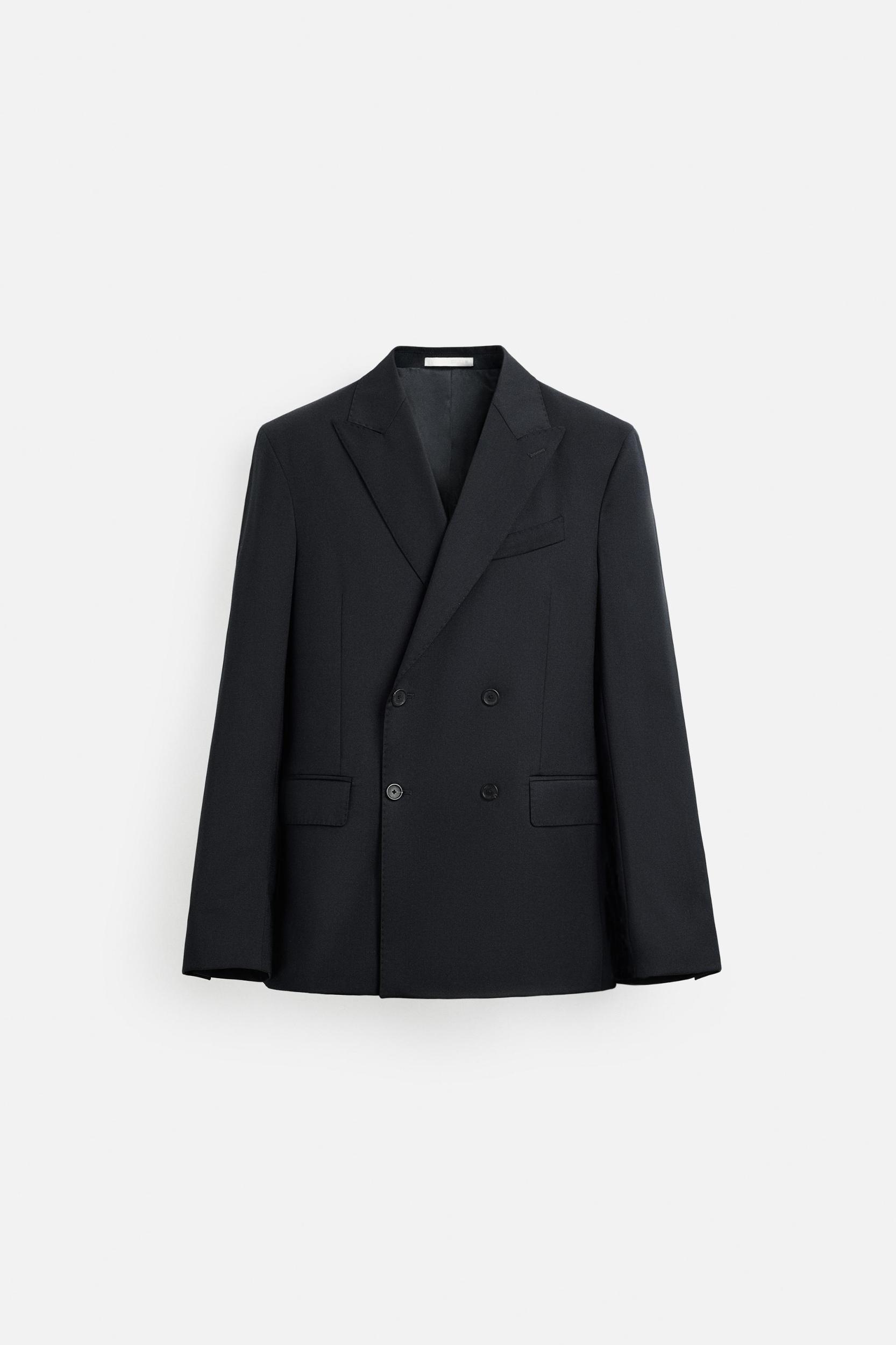 100% WOOL DOUBLE BREASTED BLAZER Product Image