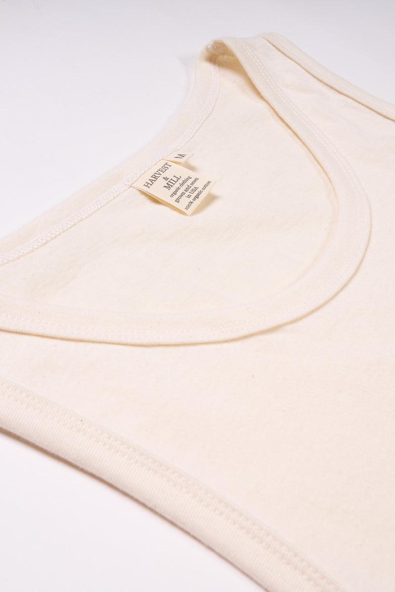 Men's Organic Tank Top in Natural Product Image