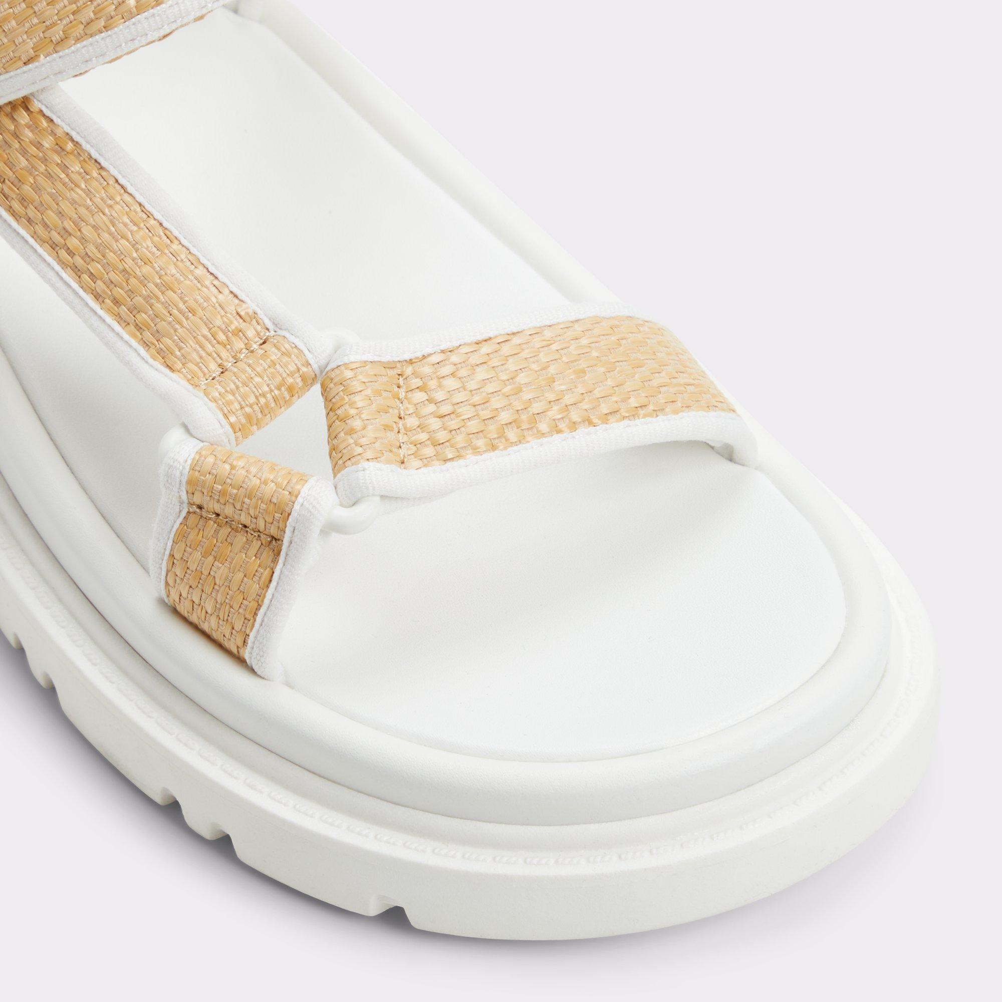 ALDO Oceana - Women's Footbed Sandal Sandals - Beige, Size 6.5 Product Image
