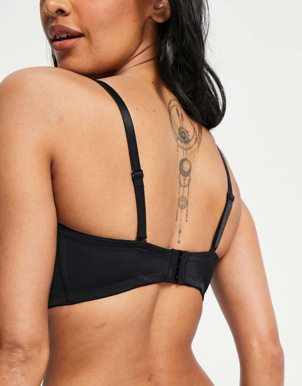 Pour Moi Definitions strapless bra in black Product Image