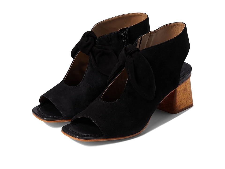Lizzie Suede Knot Zip Sandals Product Image