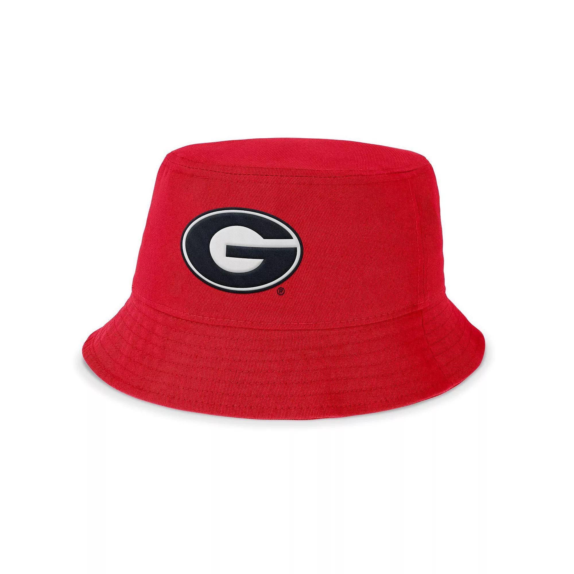 Men's Nike Red Georgia Bulldogs Local Apex Bucket Hat, Size: Medium Product Image