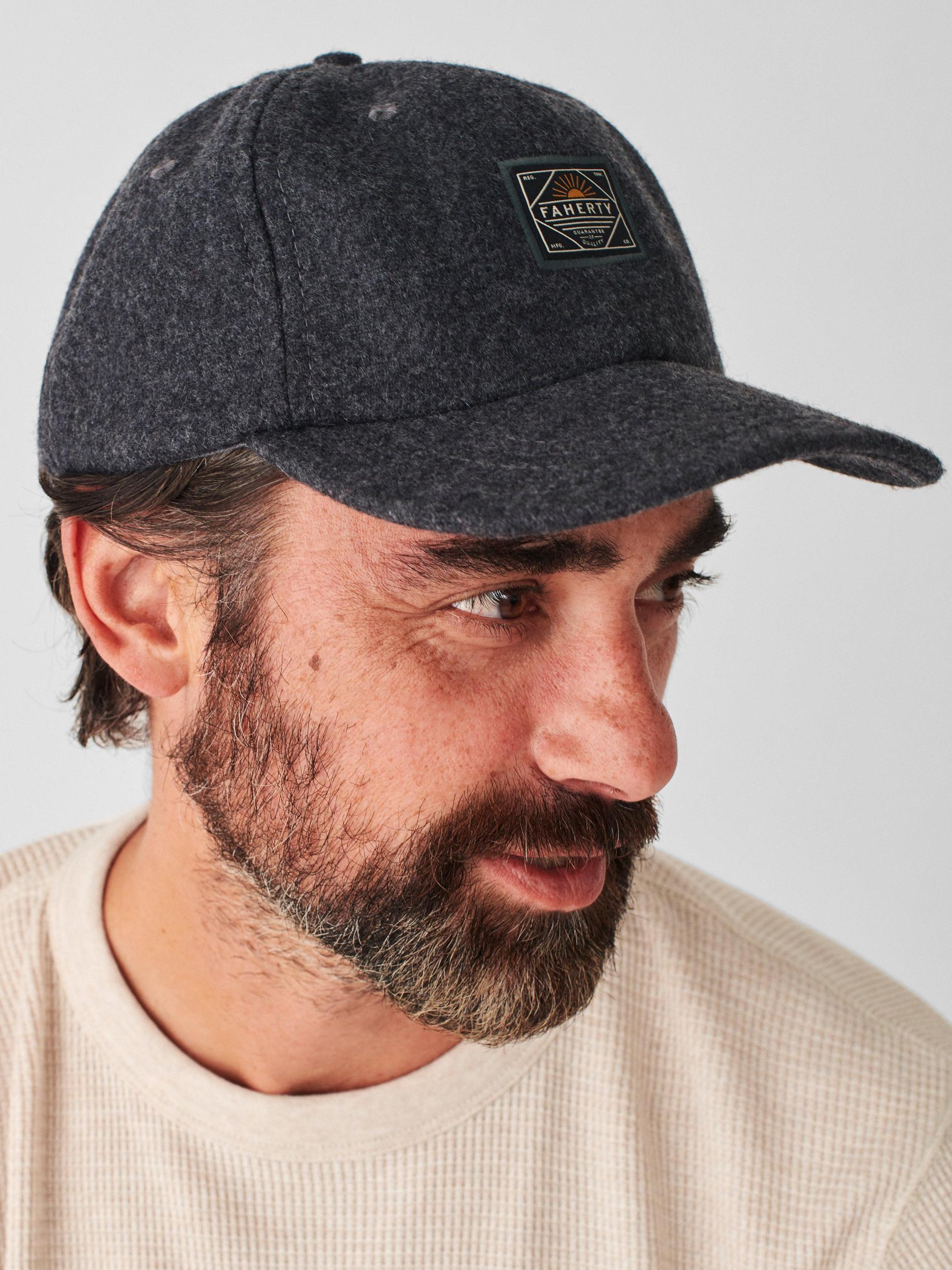 Wool Baseball Hat - Grey Heather Male Product Image