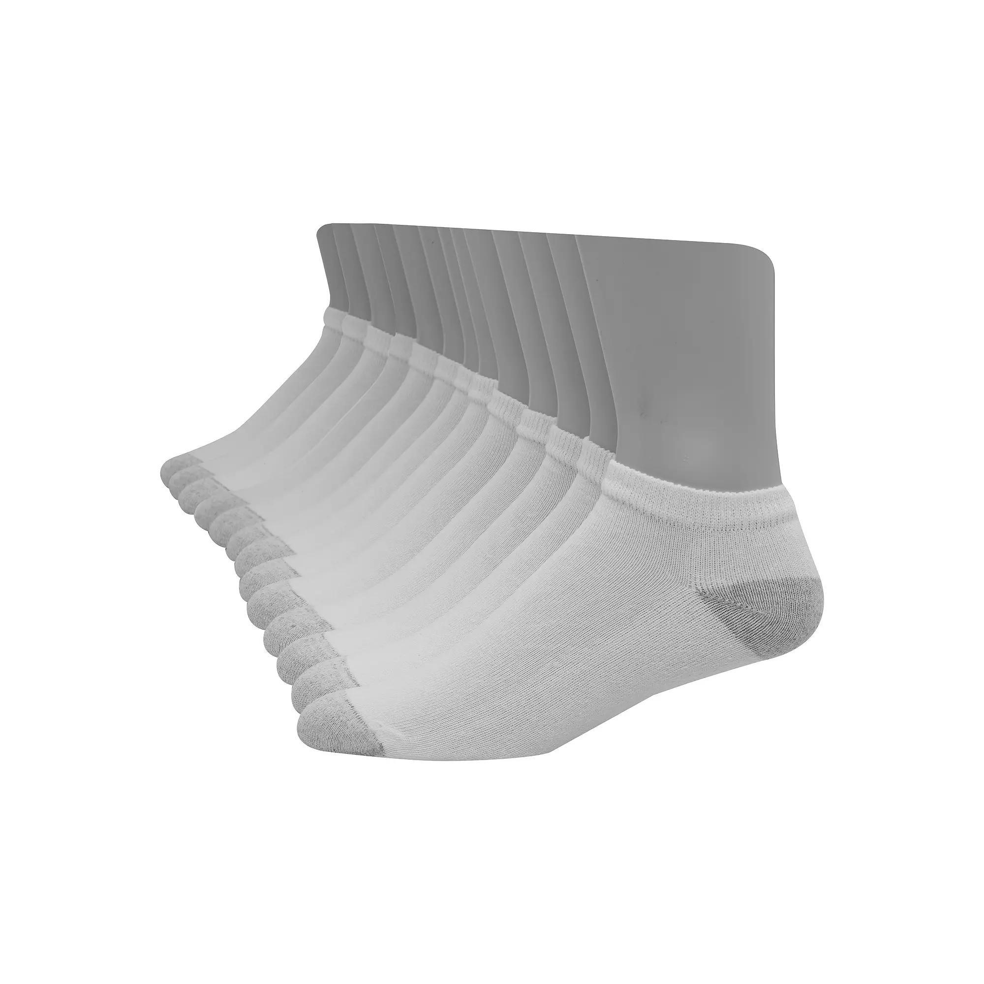 Mens Hanes Ultimate 12-pack + 1 Bonus Soft & Durable Ankle Socks Product Image