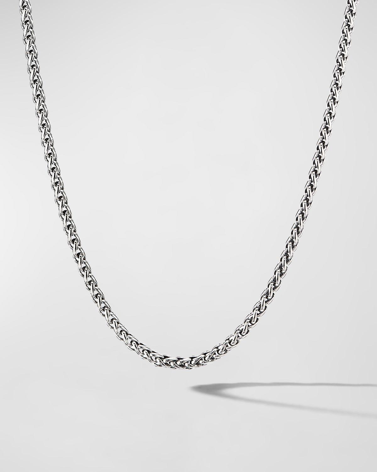 David Yurman Sterling Silver Wheat Chain Necklace, 24 Product Image