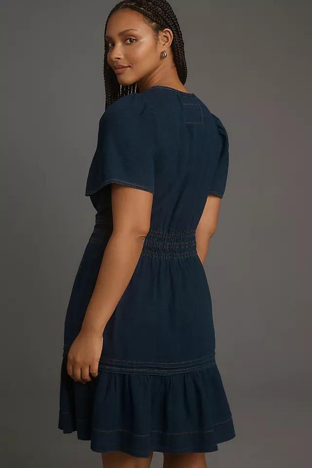 The Somerset Mini Dress: Denim Edition Product Image