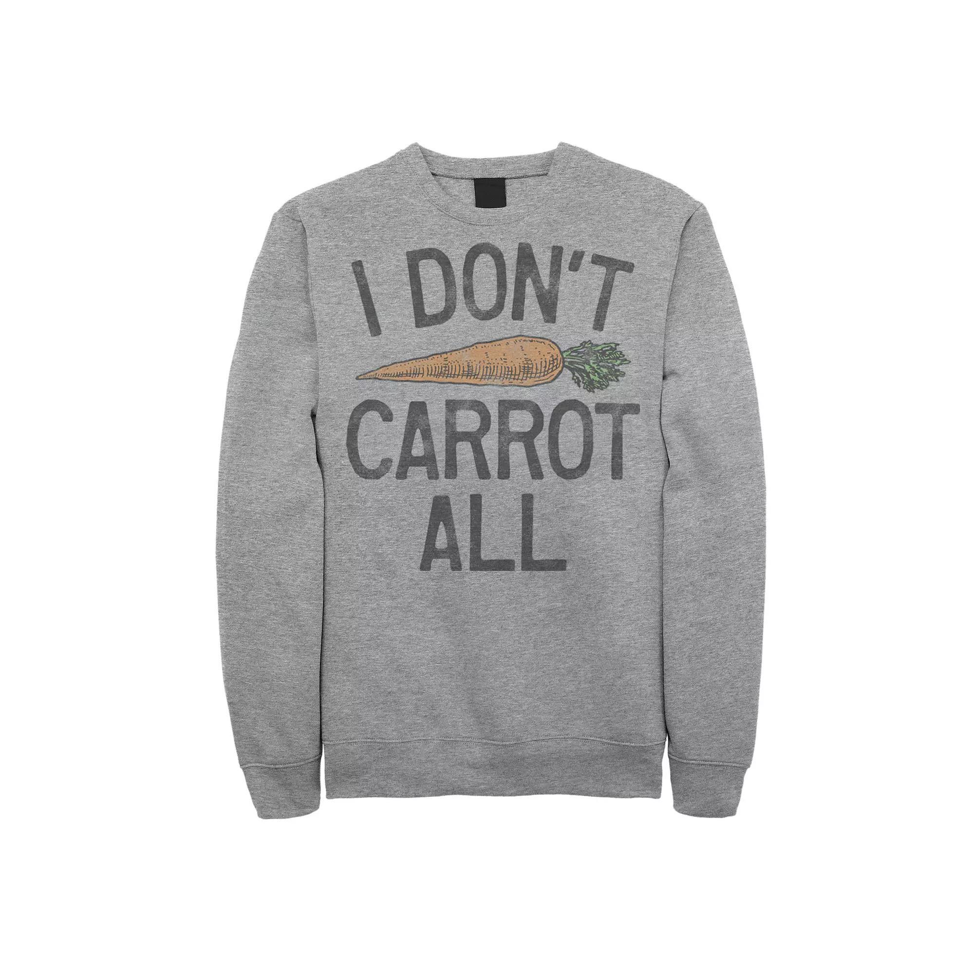 Mens I Dont Carrot At All Fleece Athletic Grey Product Image