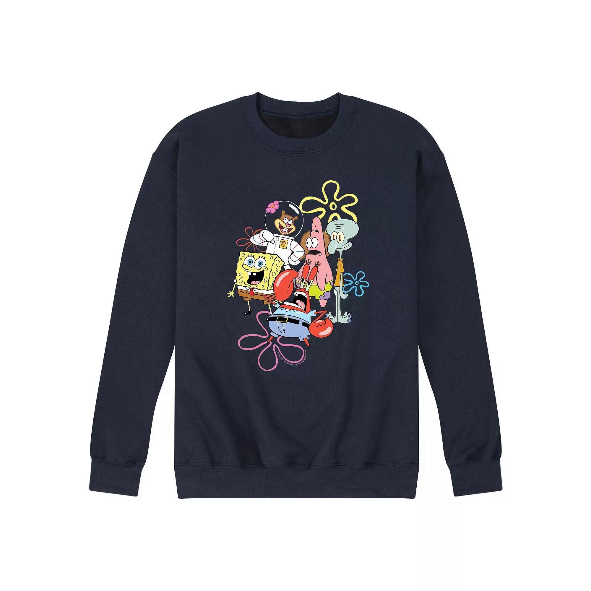 Mens SpongeBob SquarePants Sweatshirt Product Image