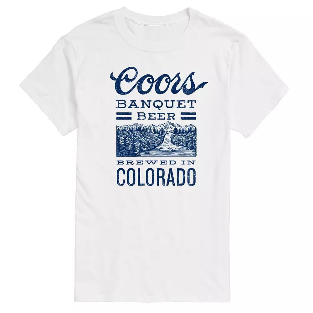 Mens Coors Banquet Beer Colorado Graphic Tee Product Image