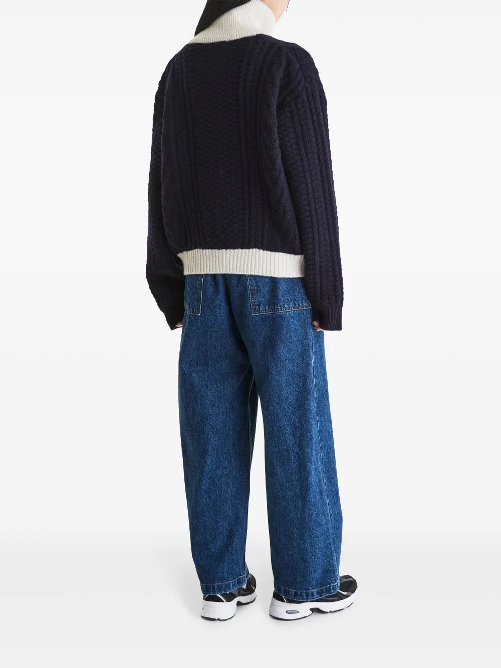 cable-knit cardigan Product Image