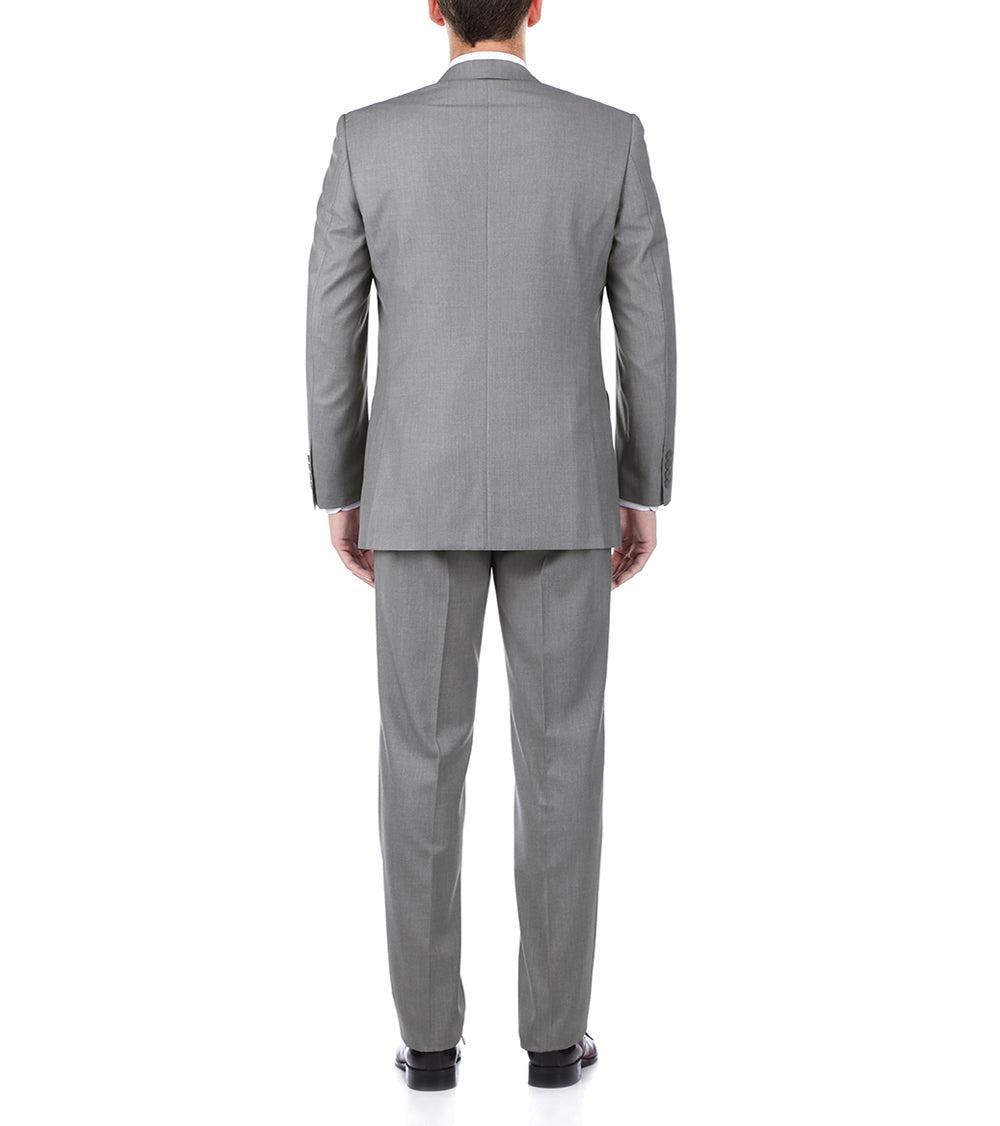 (Limited Sizes) 100% Virgin Wool Regular Fit Light Gray Suit Product Image