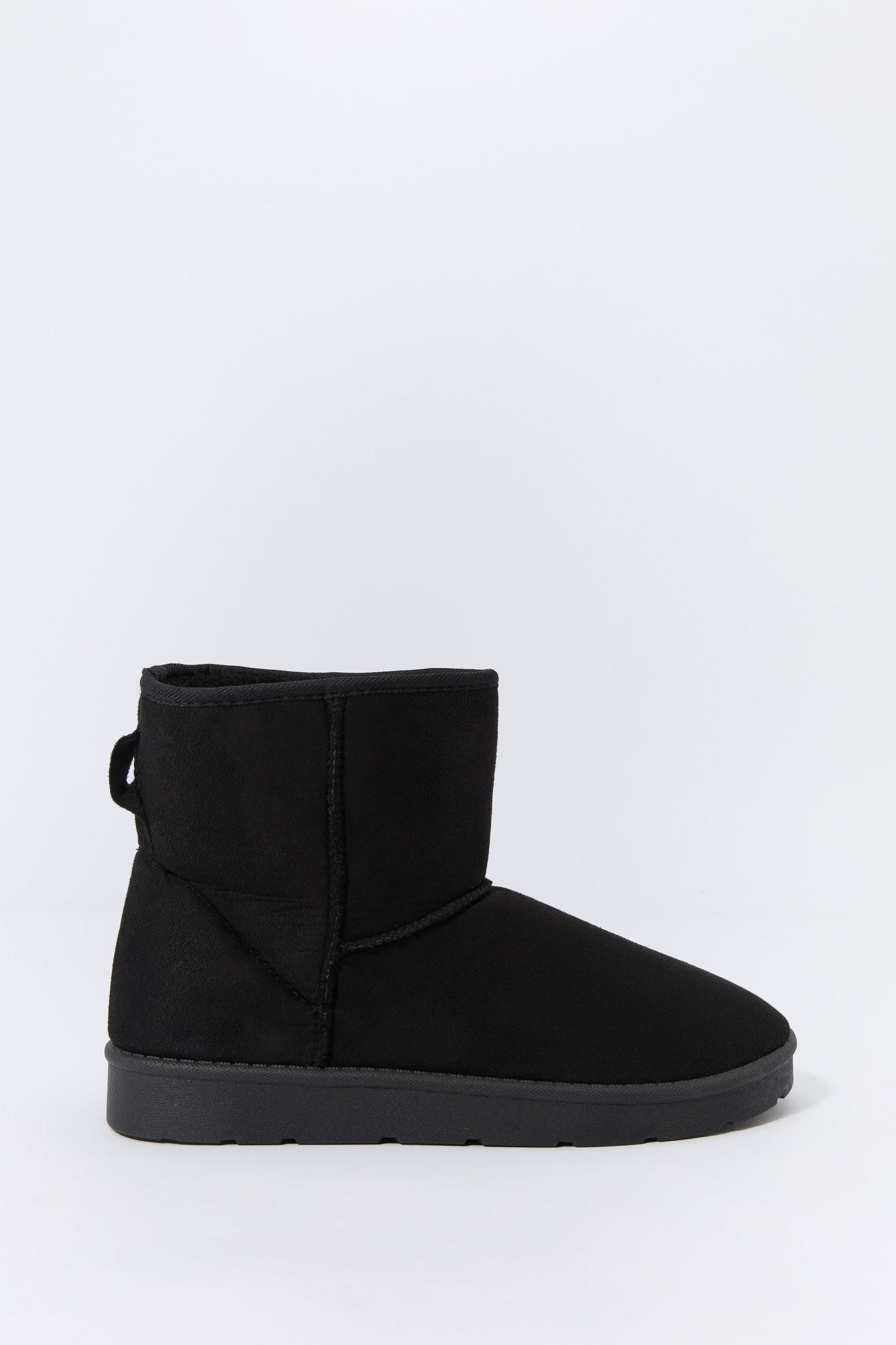 Faux Suede Ankle Booties Female Product Image