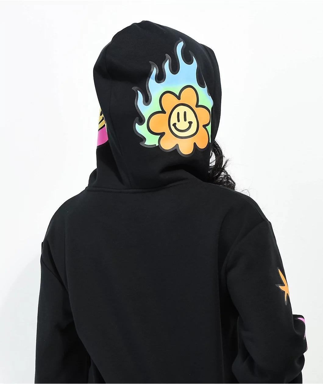 A.LAB Tomo Star Friends Black Hoodie Product Image