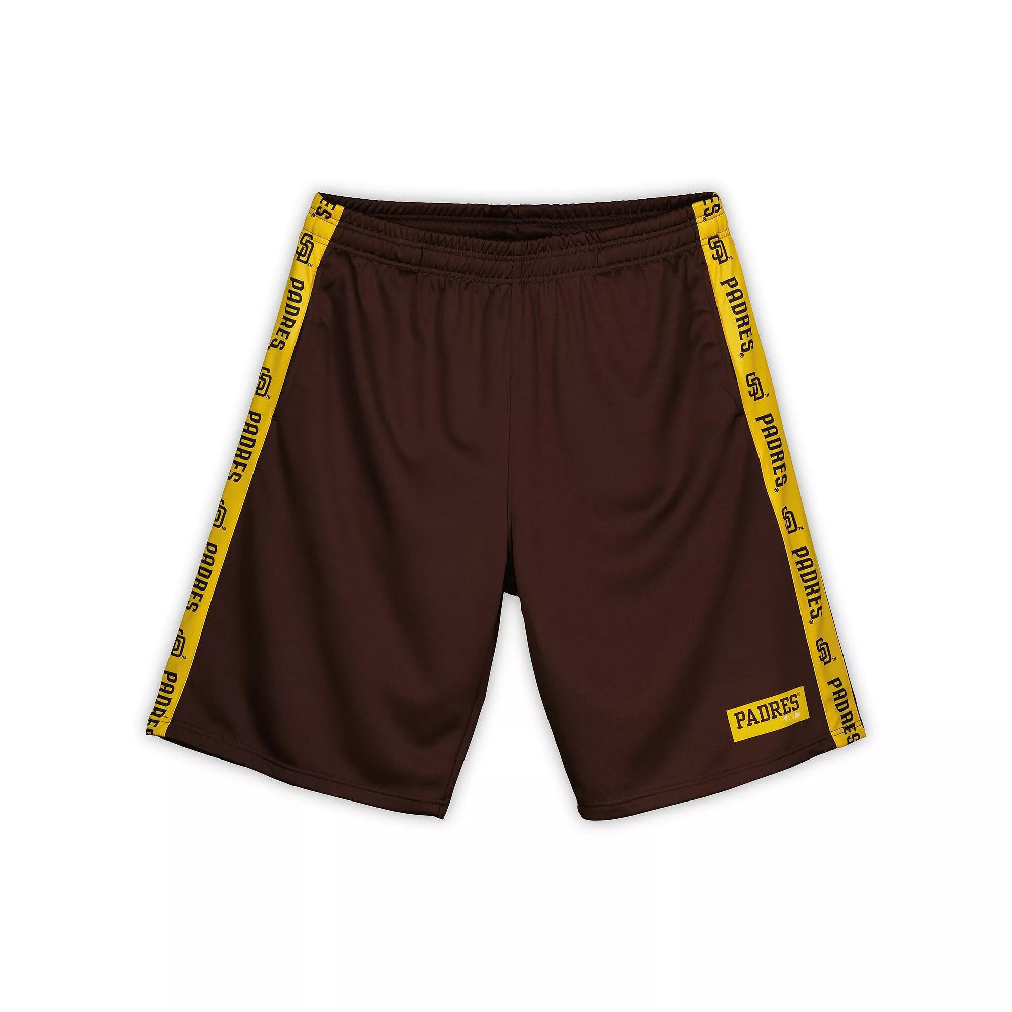 Men's Profile Brown San Diego Padres Big & Tall Fleece Shorts, Size: 5XLT Product Image