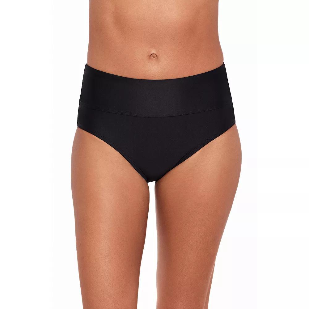 Women's Eco Beach High Waisted Swim Briefs, Size: Large, Tropicali Product Image
