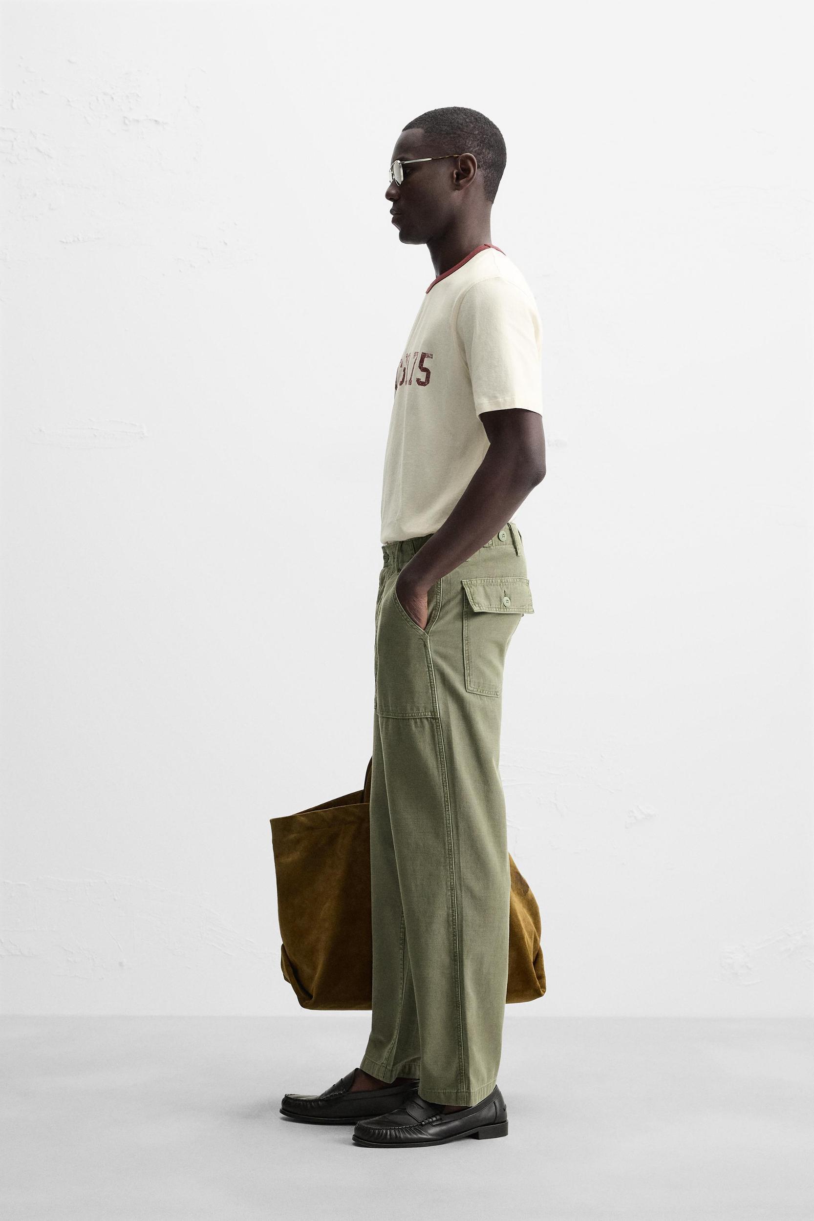 VINTAGE EFFECT PRINTED T-SHIRT Product Image