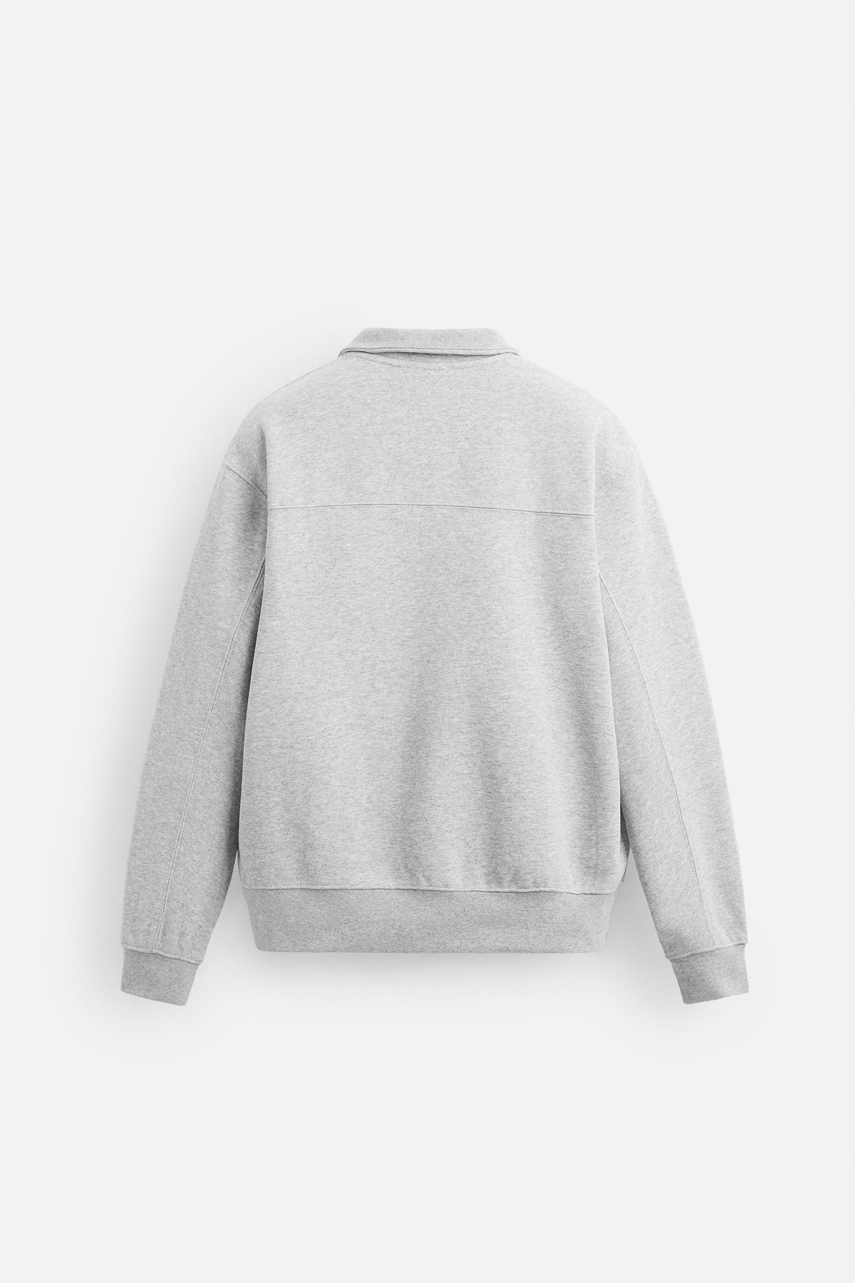 BASIC QUARTER ZIP SWEATSHIRT Product Image