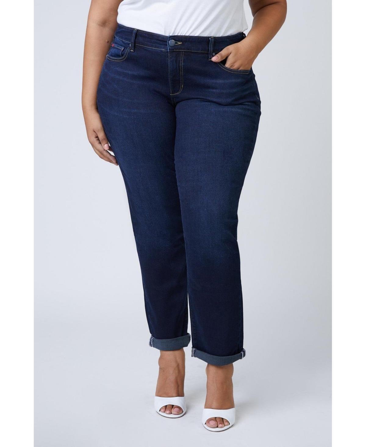 Womens Mid-Rise Boyfriend Jeans Product Image
