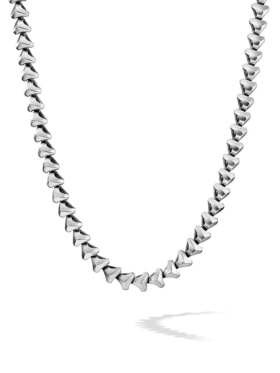 Mens Armory Necklace In Sterling Silver Product Image