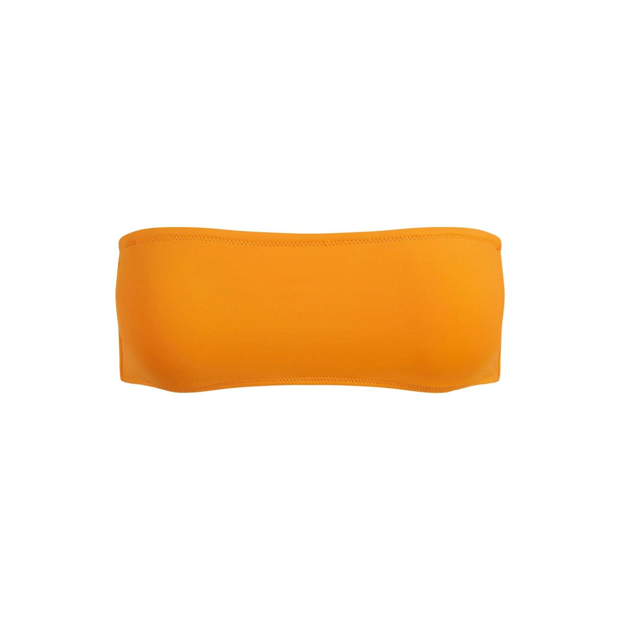 SIGNATURE SWIM DIPPED TIE BIKINI BOTTOM | TANGERINE Product Image