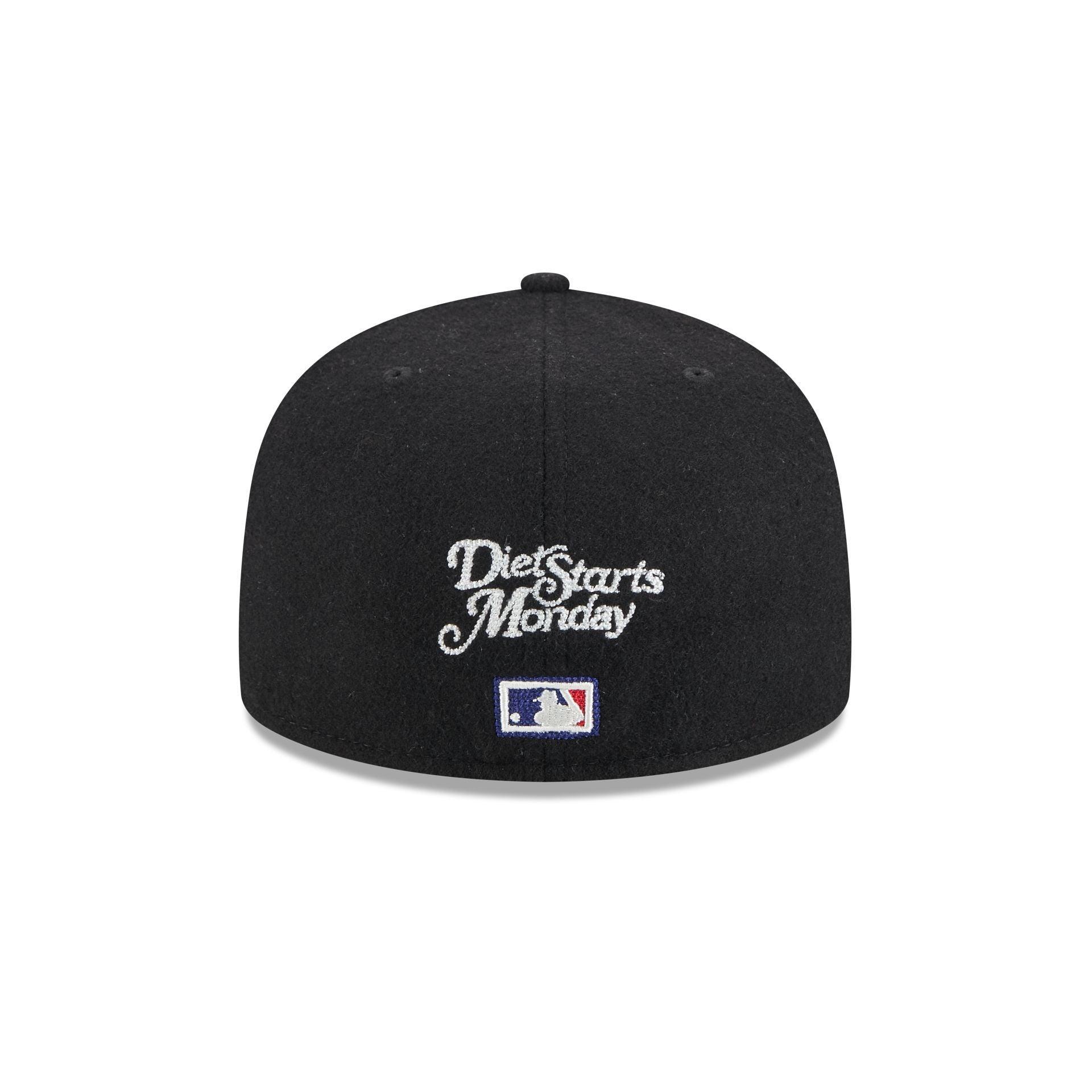 Philadelphia Phillies Diet Starts Monday Can't Teach Taste Black 59FIFTY Fitted Hat Male Product Image
