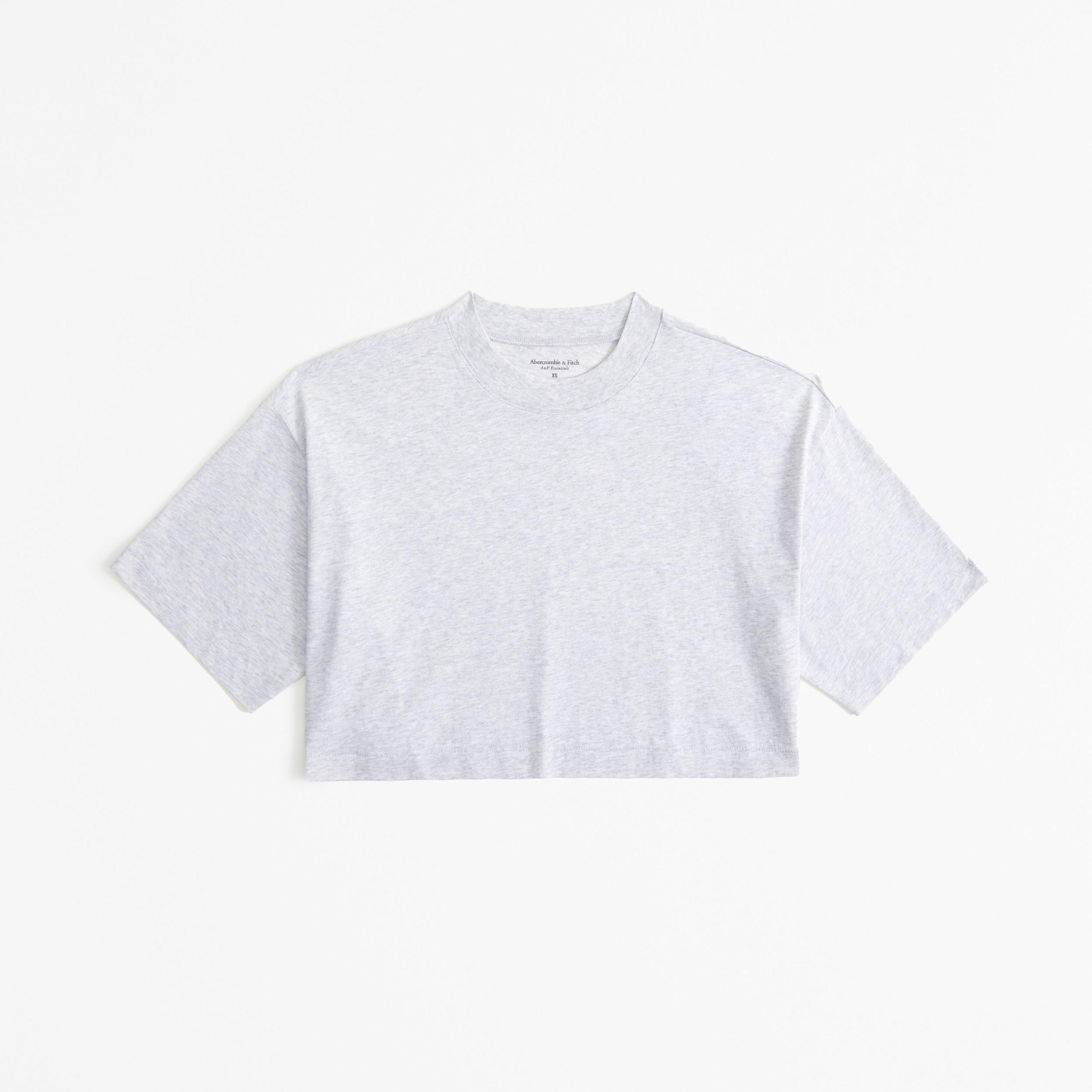 Essential Premium Polished Cropped Tee Product Image