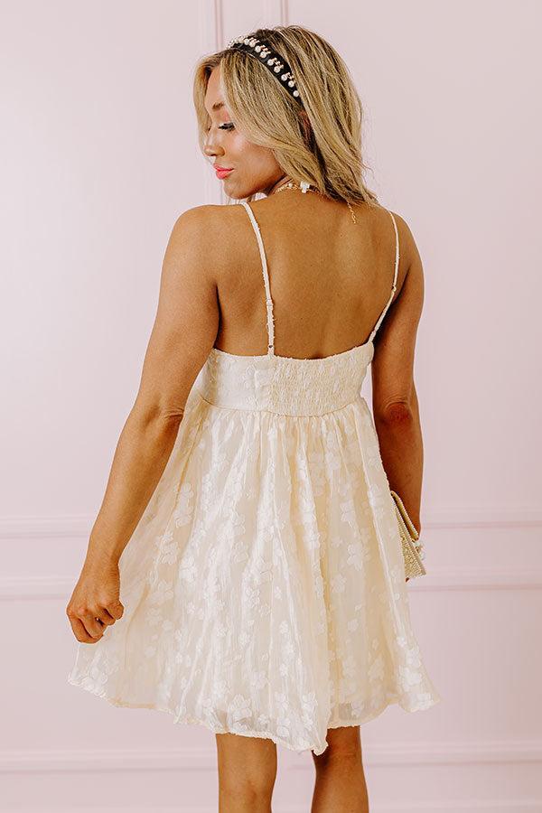 Breathtaking Beauty Babydoll Dress In Light Champagne Product Image
