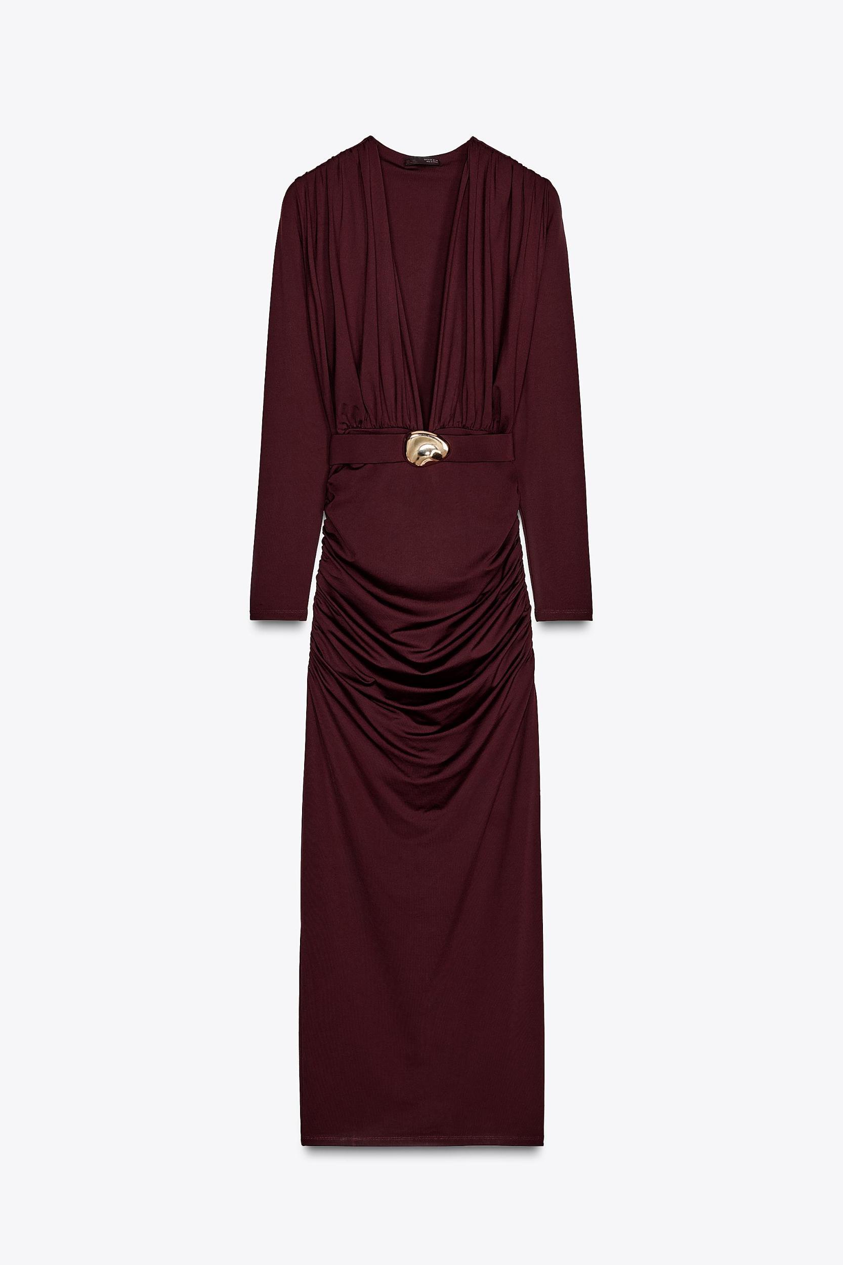 APPLIQUÉ BELT DRESS Product Image